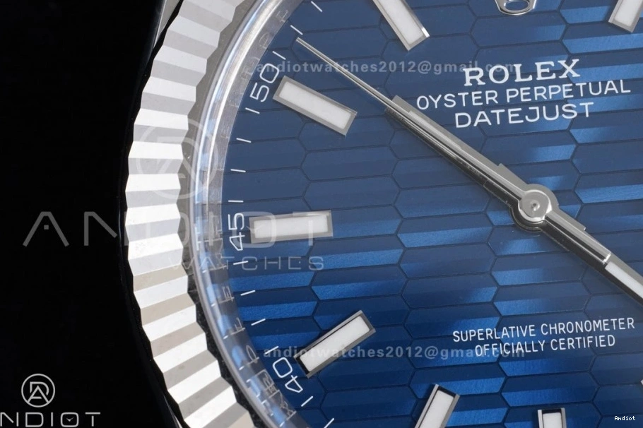 SH3235 1:1 on Edition Clean 41 126334 DateJust 904L Blue Bracelet Dial Jubilee Best Textured Steel 0324